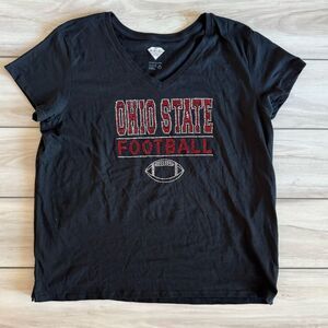Ohio State Football Rhinestone T-Shirt Black 3XL NWOT